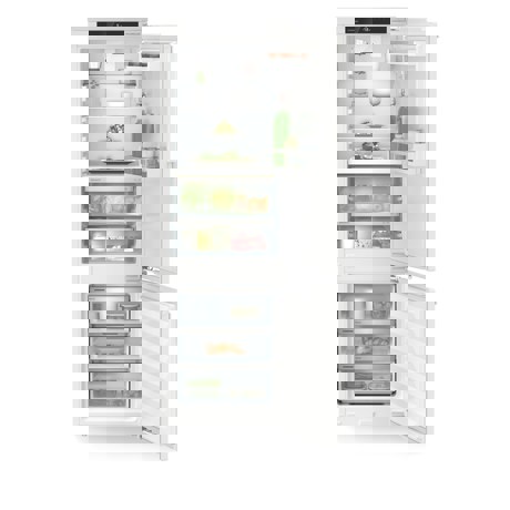 Combina frigorifica incorporabila Liebherr ICBNdi 5123 Plus, BioFresh si NoFrost, 56 cm, 244 l, DuoCooling, SmartDeviceBox, VarioSpace, SuperCool, Clasa D